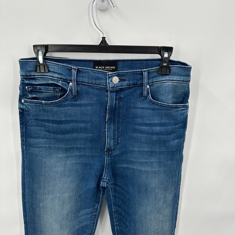 BLACK ORCHID NWT Carmen High Rise Ankle Fray Italian Skinny Denim Jean // 29 - Picture 2 of 11
